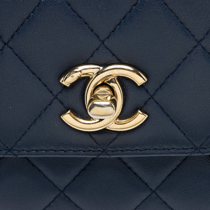 Chanel Lambskin Trendy CC Card Holder on Chain