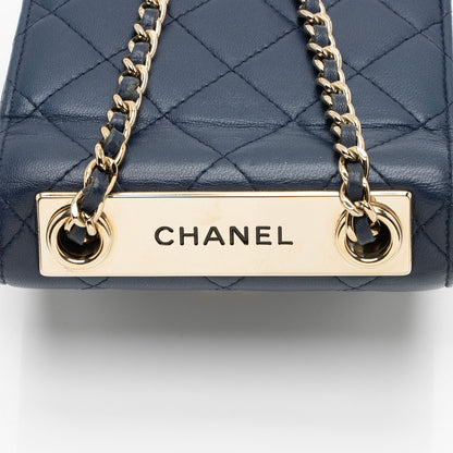 Chanel Lambskin Trendy CC Card Holder on Chain