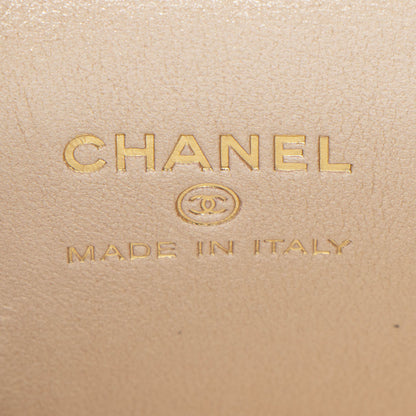 Chanel Lambskin Vanity Ruched Mini Top Handle