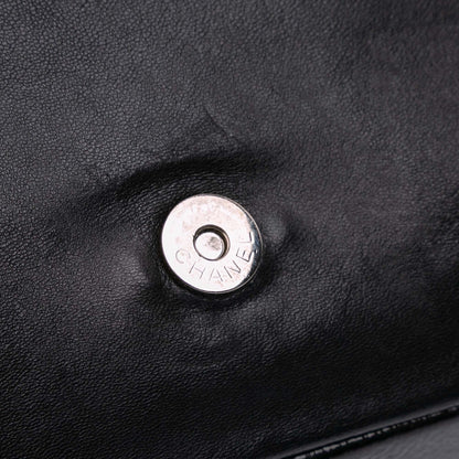Chanel Lambskin and Patent Patchwork Brooklyn Flap