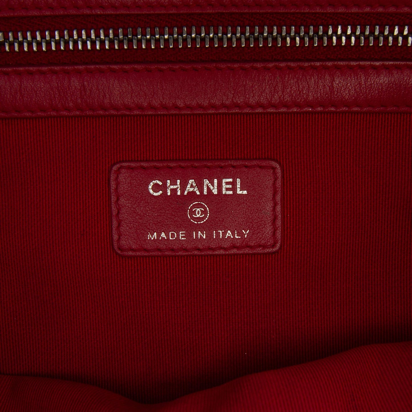 Chanel Large Aged Calfskin Gabrielle O Case Clutch