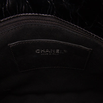 Chanel Large Aged Calfskin Just Mademoiselle Bowling Bag