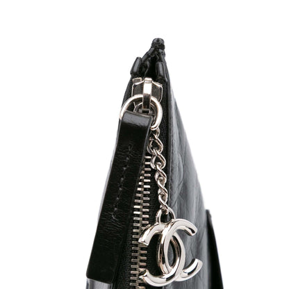 Chanel Large Calfskin Feministe Maize Feminine Pouch