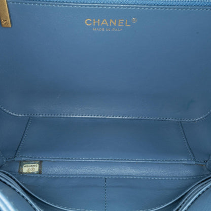 Chanel Large Caviar CC Filigree Vanity Case (SHG-JUihwi)