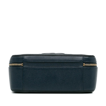 Chanel Large Caviar CC Filigree Vanity Case (SHG-JUihwi)