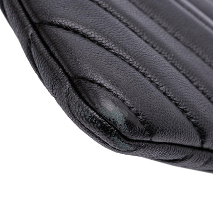 Chanel Large Chevron Caviar Ancient Greek Charms O Case Clutch