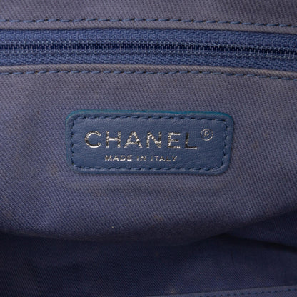 Chanel Large Denim Deauville Bowling Bag