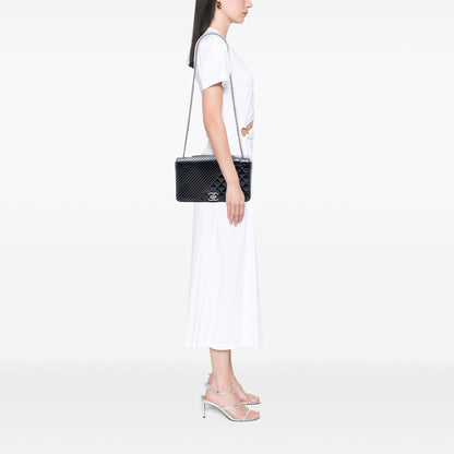 Chanel Large Glazed Calfskin Coco Boy Flap
