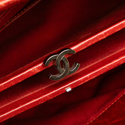 Chanel Large Glazed Calfskin Mademoiselle Bowling Bag