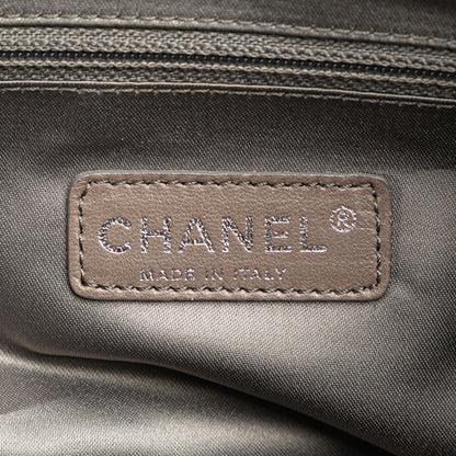 Chanel Large Patent Luxe Ligne Bowler Bag