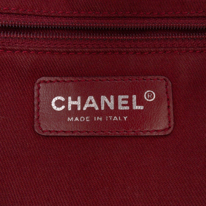 Chanel Large Quilted Aged Calfskin Cotton Club Tote