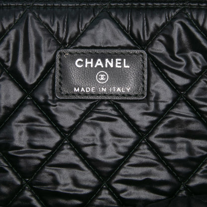 Chanel Large Quilted Caviar Boy O Case Clutch