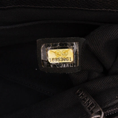 Chanel Large Quilted Caviar Now and Forever Flap