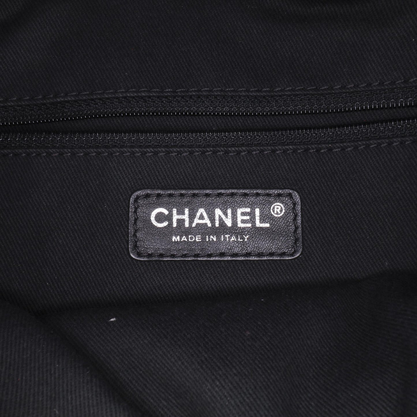 Chanel Large Quilted Iridescent Caviar Chic Tall Shopping Tote