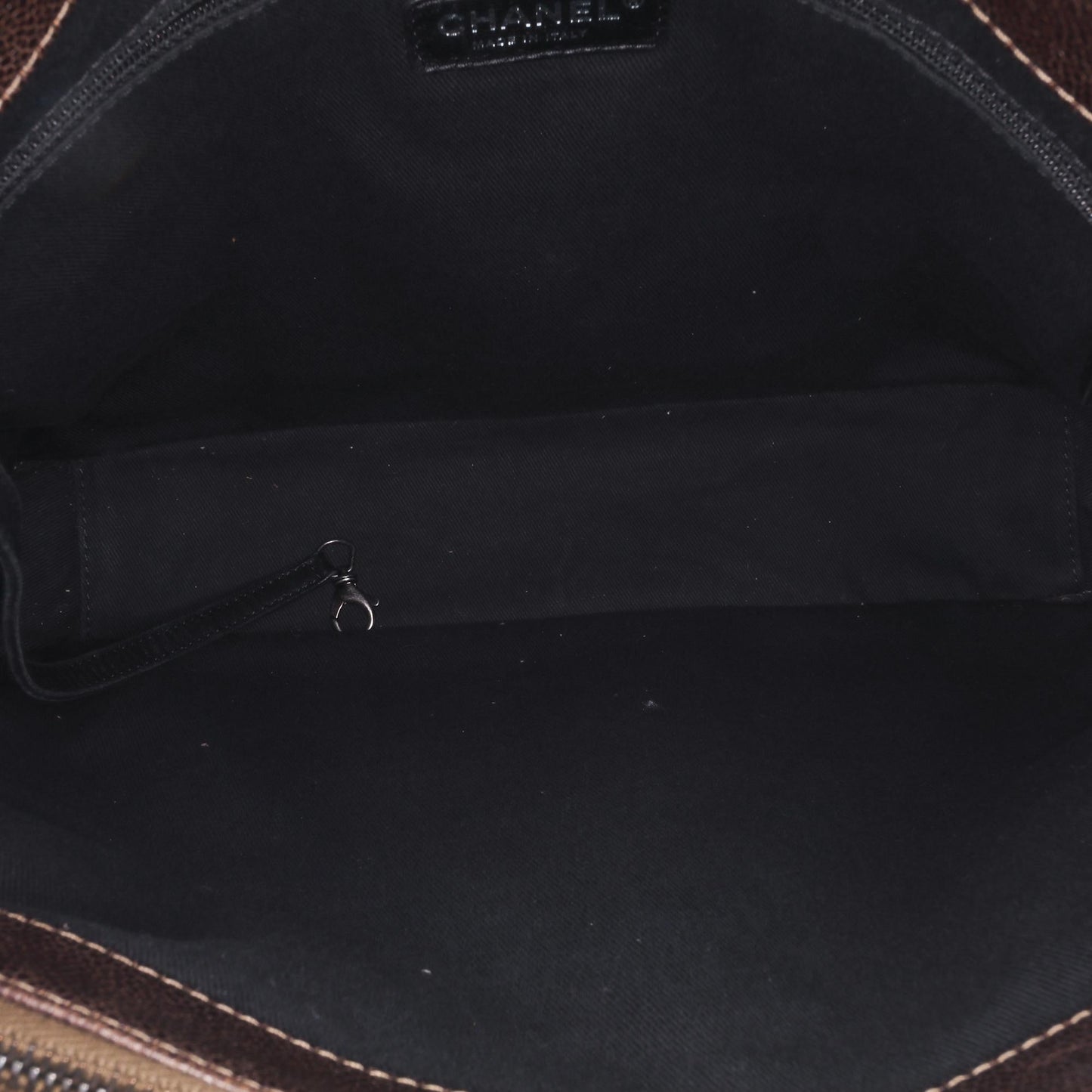 Chanel Large Quilted Iridescent Caviar Chic Tall Shopping Tote