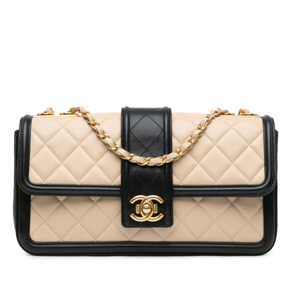 Chanel Large Quilted Lambskin Elegant CC Flap (SHG-haJAFG)