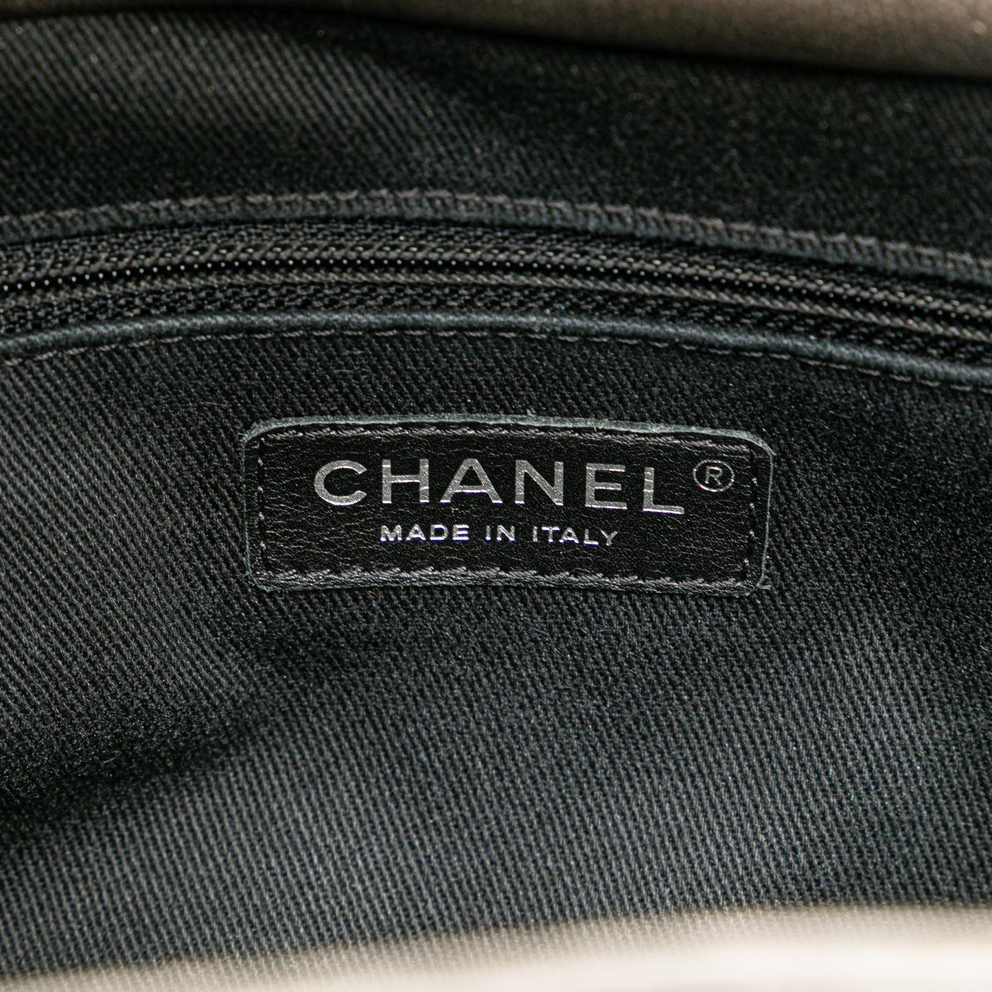 Chanel Large Quilted Metallic Goatskin City Rock Shopping Tote