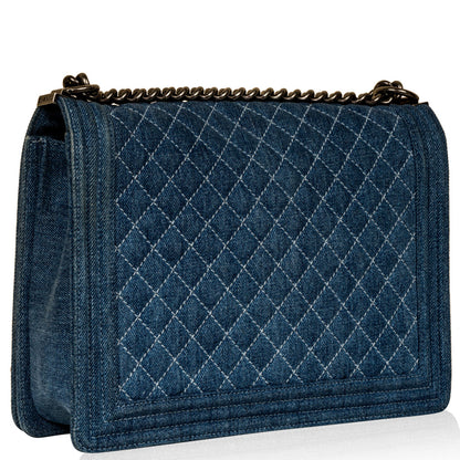 Chanel Boy Bag - Large - Denim