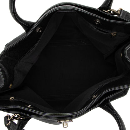 Chanel Leather Cerf Classic Executive Tall Tote (SHF-14095)