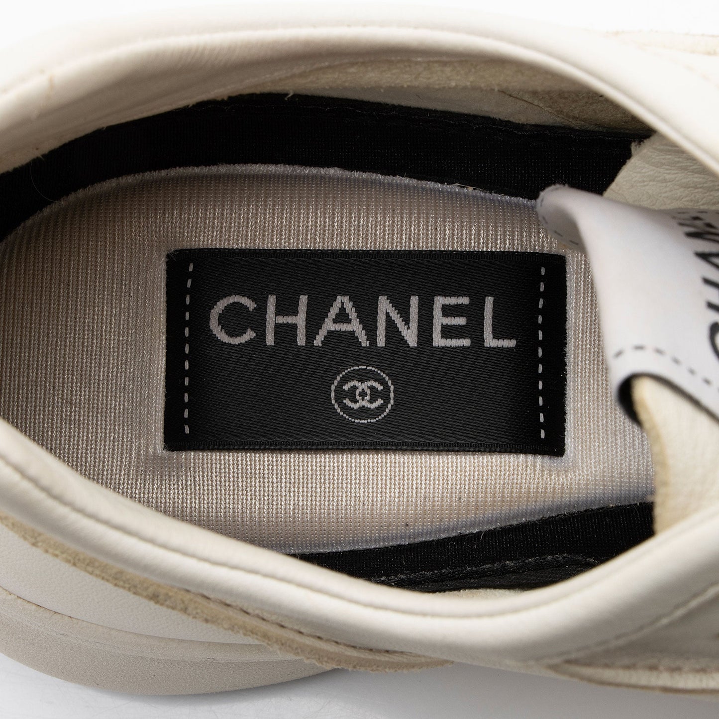 Chanel Perforated Leather CC Sneakers - Size 8.5 / 38.5