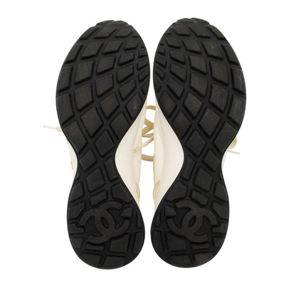 Chanel Perforated Leather CC Sneakers - Size 8.5 / 38.5