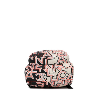 Chanel Logo Nylon Backpack (SHG-N6zdI9)
