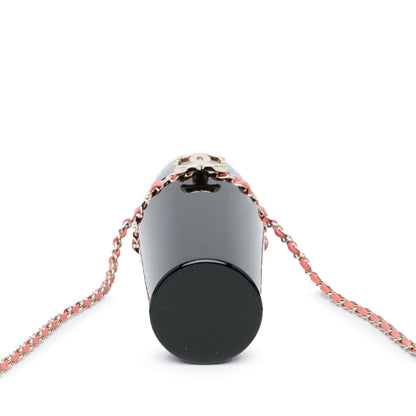 Chanel Lucite Lipstick Case On Chain