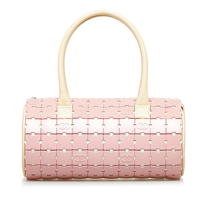 Chanel Lucite Puzzle Barrel Handbag (SHG-FENZ2D)