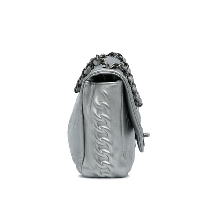 Chanel Lucky Charms Embroidered Classic Single Flap Shoulder Bag (SHG-Uc7s2q)