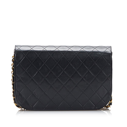 Chanel Matelasse Half Moon Flap Bag (SHG-2zbsTu)