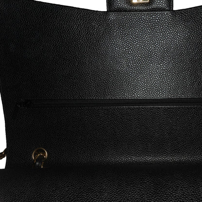 Chanel Maxi Classic Caviar Double Flap (SHG-LTyf3Q)