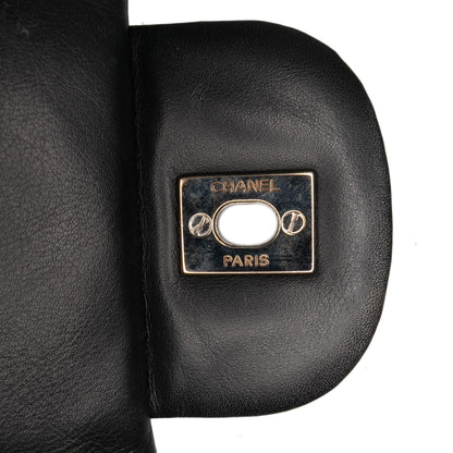 Chanel Maxi Classic Chevron Patent Single Flap