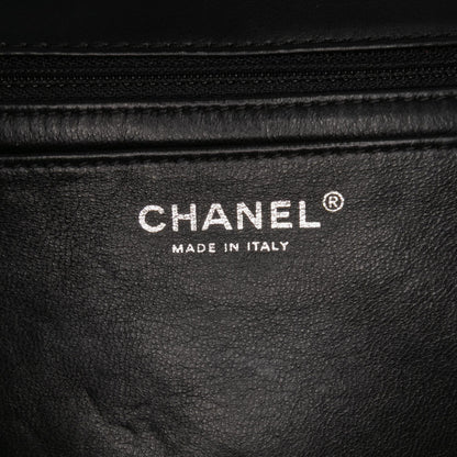 Chanel Maxi Classic Chevron Patent Single Flap