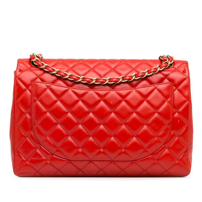 Chanel Maxi Classic Lambskin Single Flap (SHG-utLlb3)