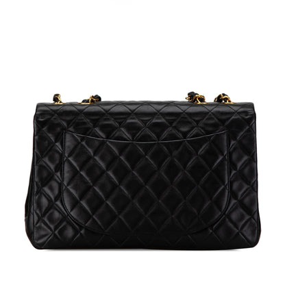 Chanel Maxi Classic Lambskin Single Flap (SHG-kQKahZ)