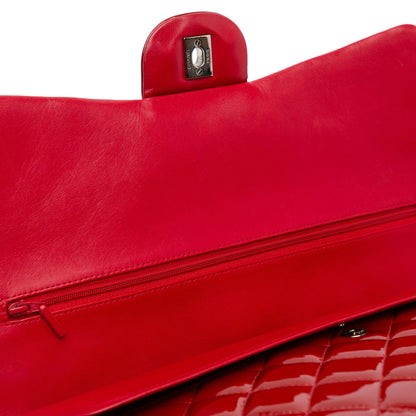 Chanel Maxi Classic Patent Double Flap