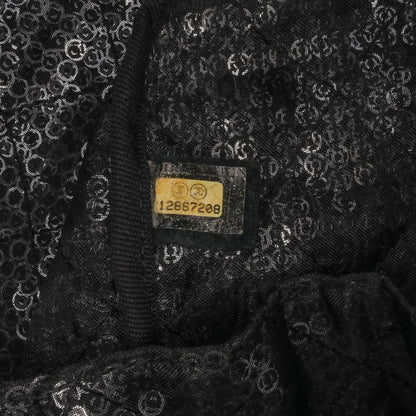 Chanel Maxi Hidden Sequins Mesh Flap
