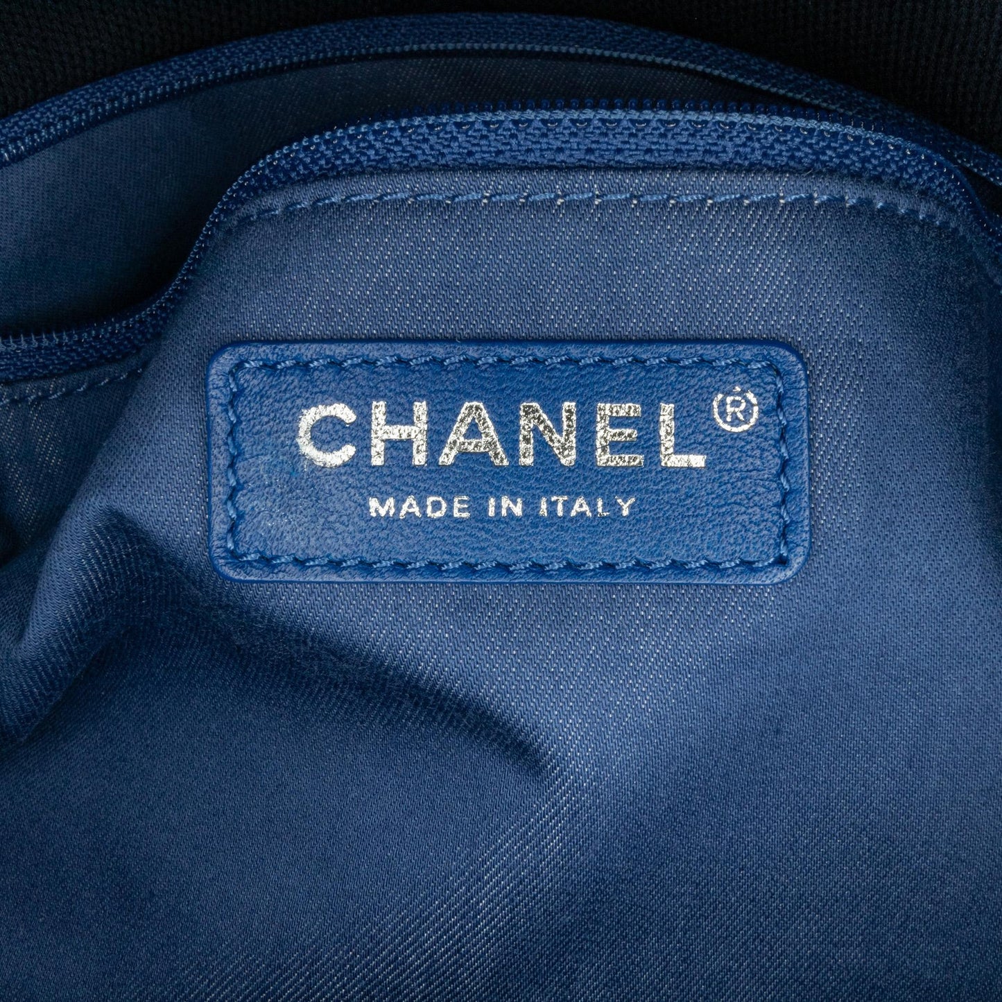 Chanel Maxi Multicolor Stripe Jersey Rope Flap (SHG-qrO2iH)