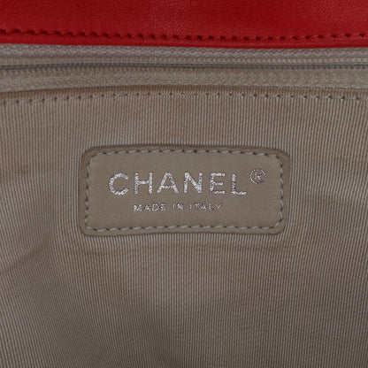 Chanel Maxi Washed Lambskin Chain Around Flap