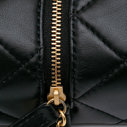 Chanel Métiers d'Art CC Quilted Lambskin Box Top Handle Satchel