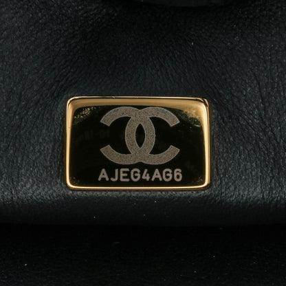 Chanel Métiers d'Art CC Quilted Lambskin Box Top Handle Satchel