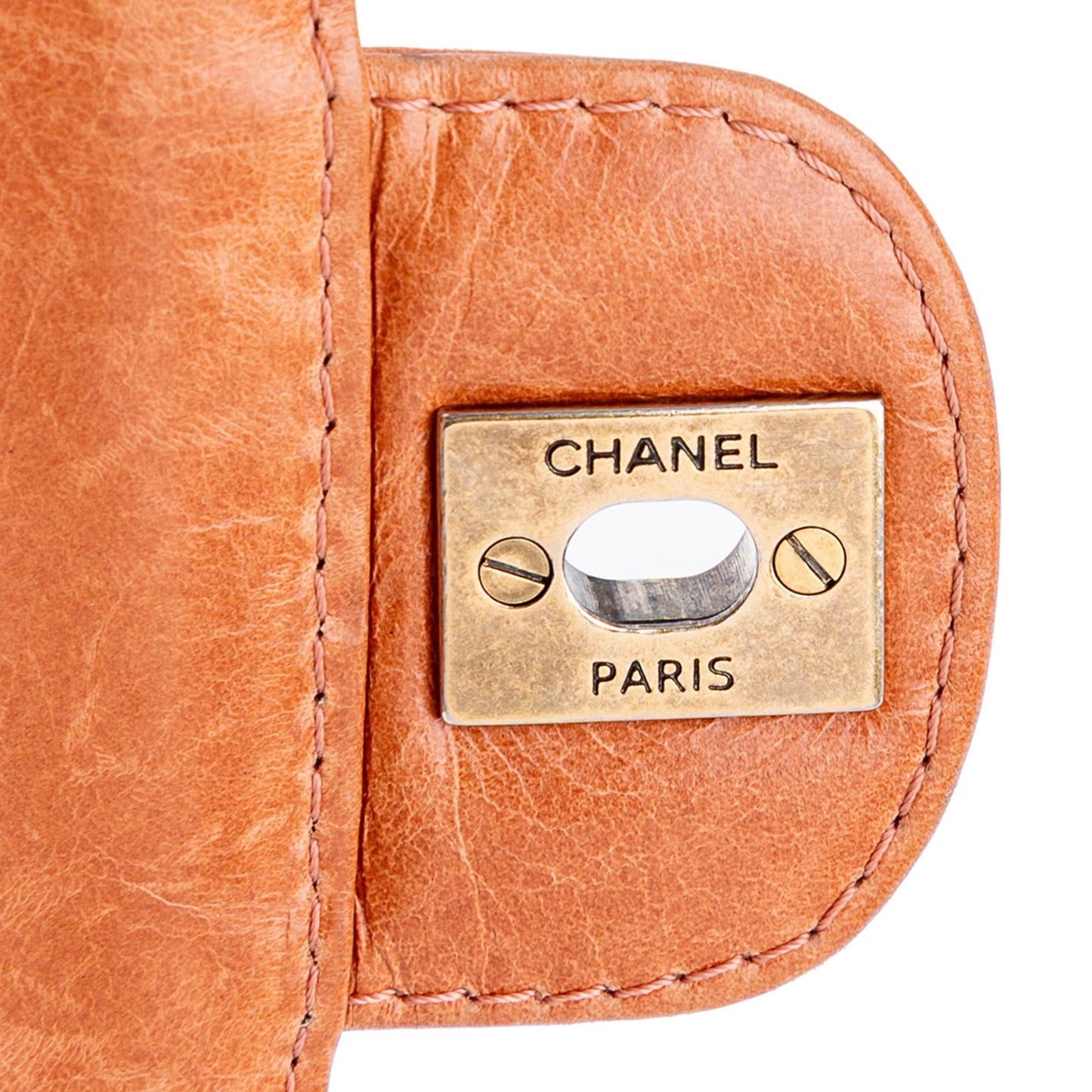 Chanel Medium Aged Calfskin Bubble CC Flap