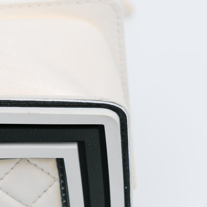 Chanel Medium Bicolor Lambskin and Rubber Boy Flap