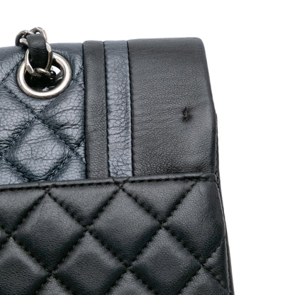 Chanel Medium Bicolor Quilted Calfskin Flap