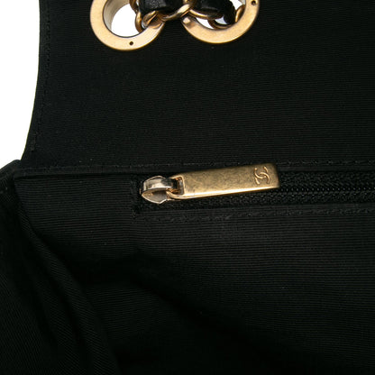 Chanel Medium Bicolor Quilted Lambskin Elegant CC Flap