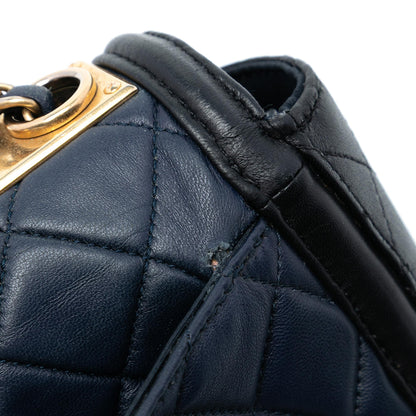 Chanel Medium Bicolor Quilted Lambskin Elegant CC Flap