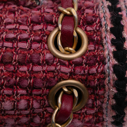 Chanel Medium Braided Classic Tweed Single Flap