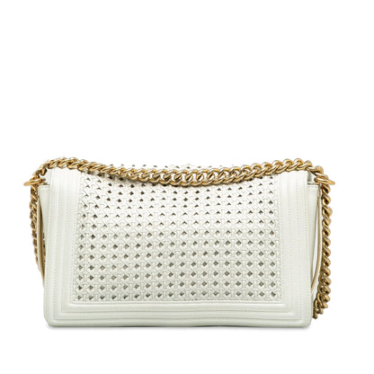 Chanel Medium Braided Lambskin Boy (SHG-6OVxYi)