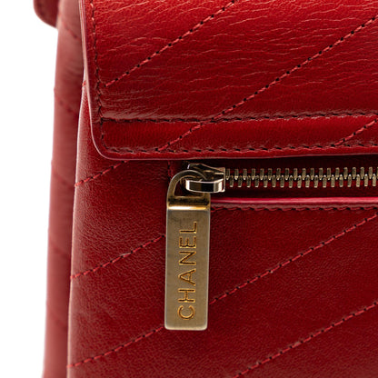Chanel Medium CC Chevron Lambskin Envelope Flap (SHG-k9drR3)