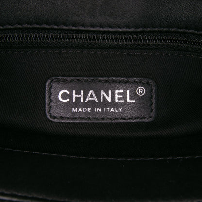 Chanel Medium CC Patent Soft Shopper Tote